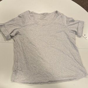 Talbots Women Petites Stretch Weekend Tee